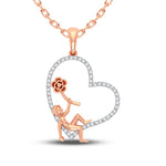 10K 0.20CT DIAMOND PENDANT - Picasso Gold & Diamond Jewelry
