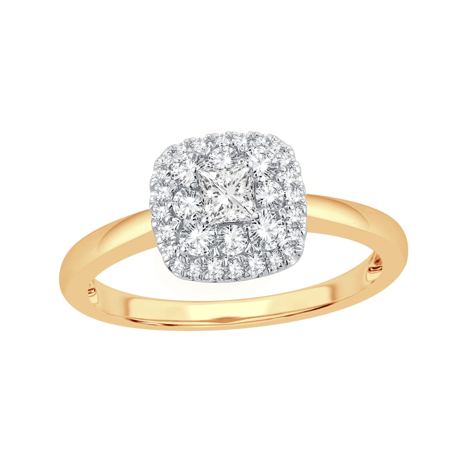14K 0.49ct Engsgement Ring - Picasso Gold & Diamond Jewelry
