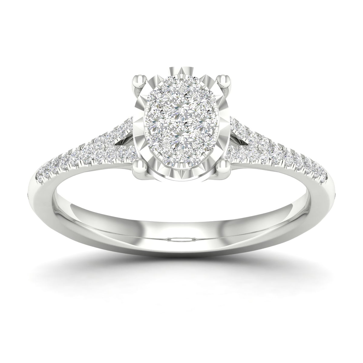 10K 0.25ct Diamond Ring - Picasso Gold & Diamond Jewelry