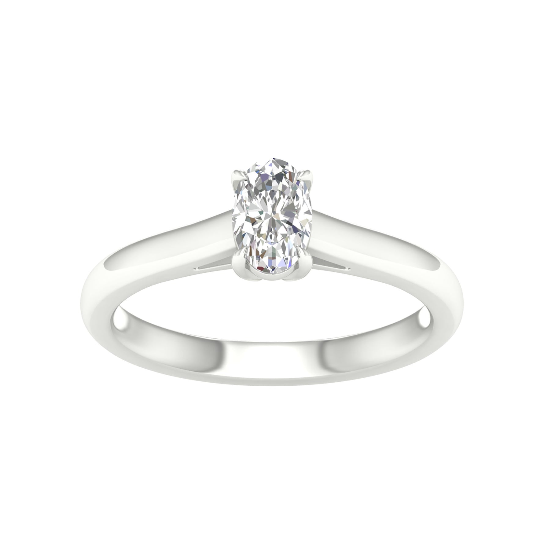 14K 0.50CT Certified Lab Grown Diamond Ring ( IGI Certified ) - Picasso Gold & Diamond Jewelry