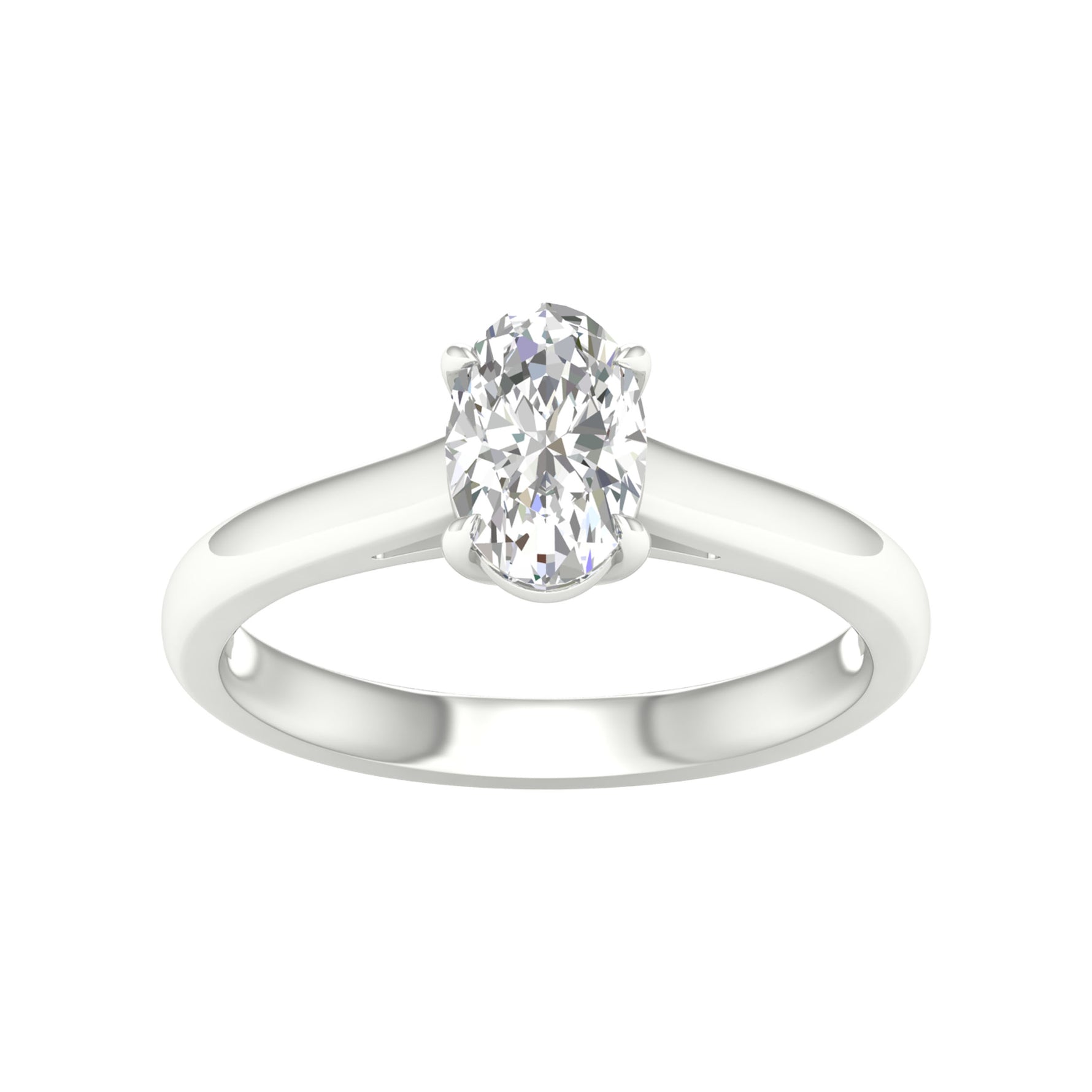 14K 1.00CT Certified Lab Grown Diamond Ring ( IGI Certified ) - Picasso Gold & Diamond Jewelry