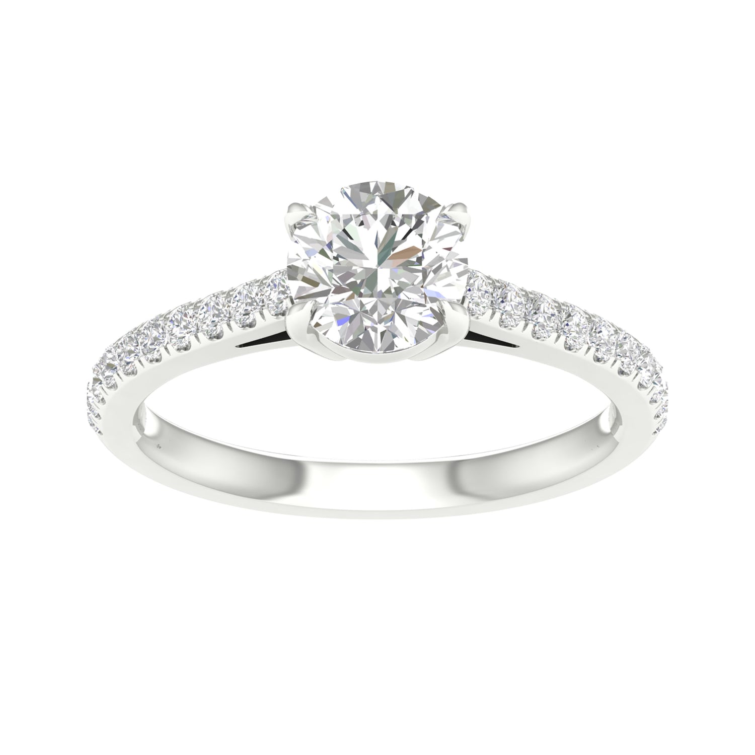 14K 1.25CT Certified Lab Grown Diamond Ring ( IGI Certified ) - Picasso Gold & Diamond Jewelry