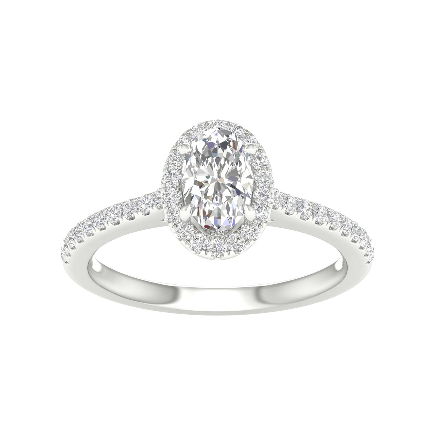 14K 1.00CT  Certified Lab Grown Diamond Ring ( IGI Certified ) - Picasso Gold & Diamond Jewelry