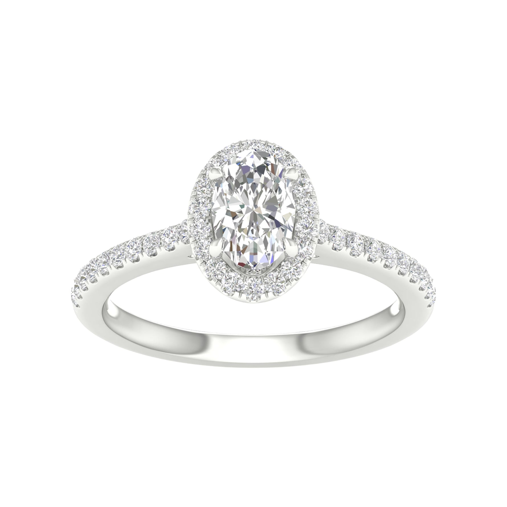 14K 1.00CT Certified Lab Grown Diamond Ring ( IGI Certified ) - Picasso Gold & Diamond Jewelry