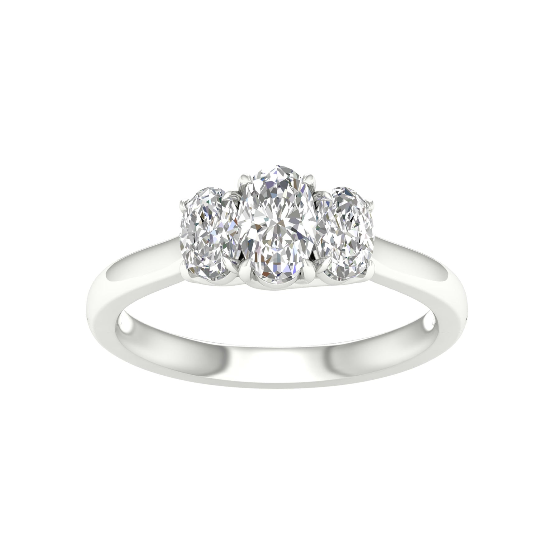 14K 1.00CT Certified Lab Grown Diamond Ring ( IGI Certified ) - Picasso Gold & Diamond Jewelry