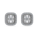 Diamond 3/8 Ct.Tw. Fashion Earrings in 10K White Gold