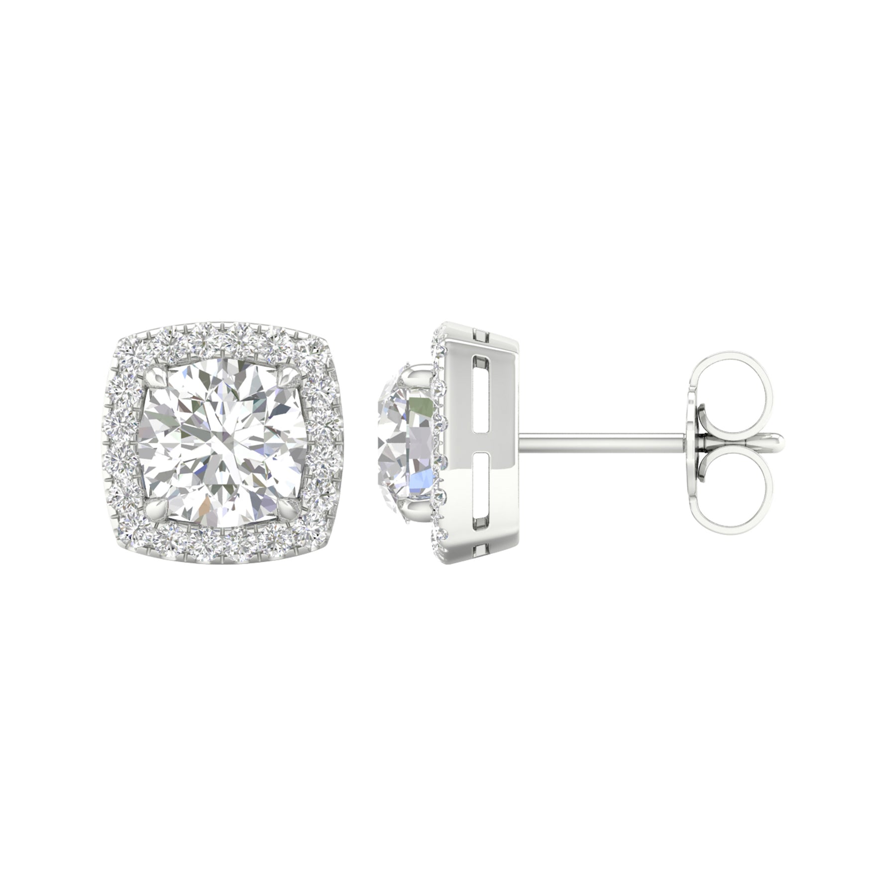 14K 2.25CT Certified Lab Grown Diamond Earrings ( IGI Certified ) - Picasso Gold & Diamond Jewelry