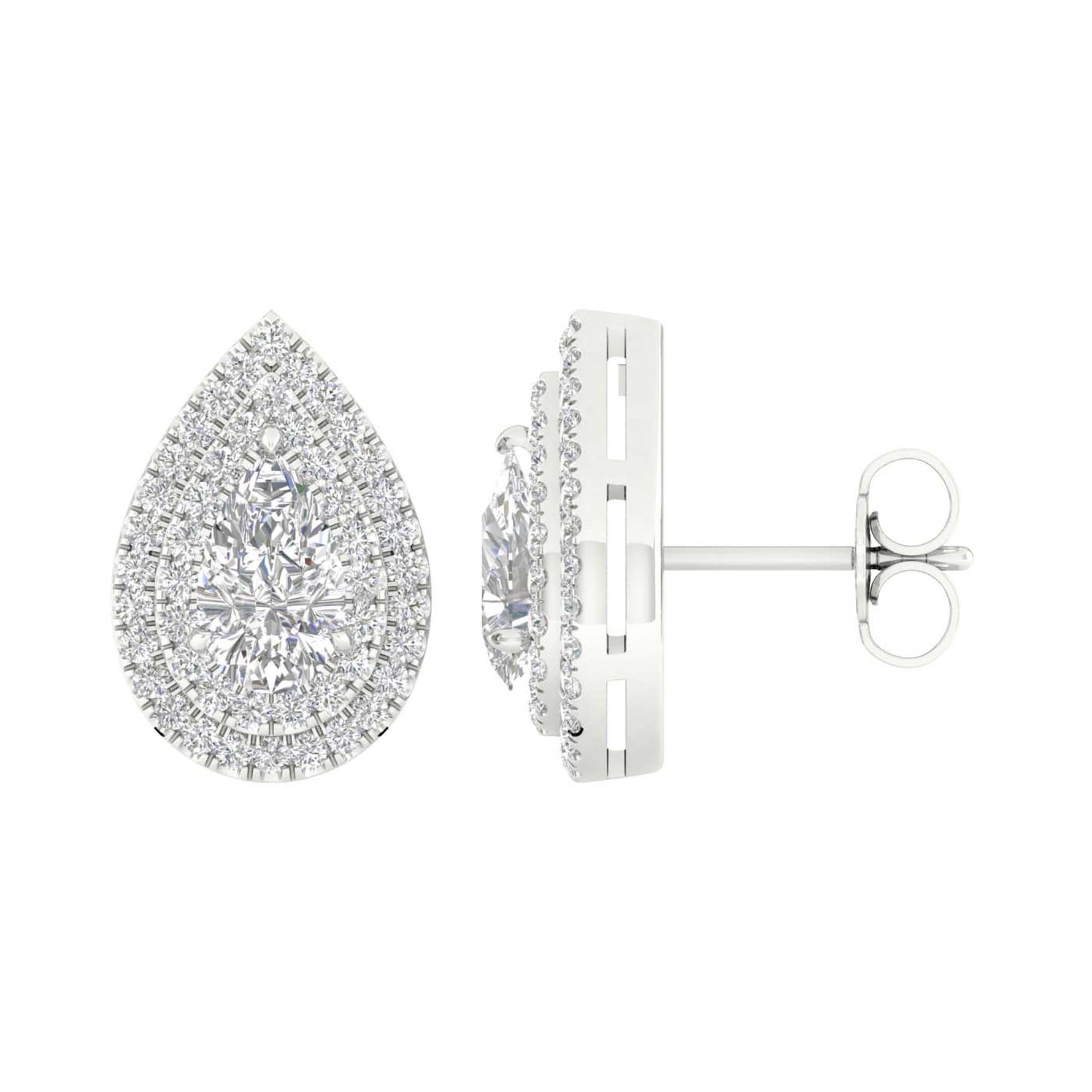 14K 2.25CT Lab Grown Earrings - Picasso Gold & Diamond Jewelry