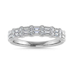 Diamond 1/2 Ct.Tw. Fashion Band in 14K White Gold