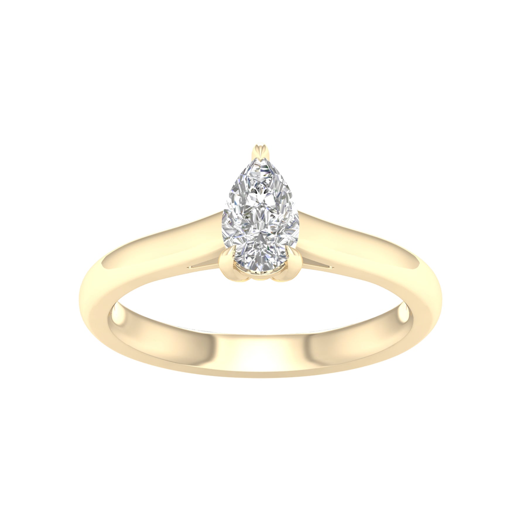 14K 0.50CT Certified Lab Grown Diamond Ring ( IGI Certified ) - Picasso Gold & Diamond Jewelry