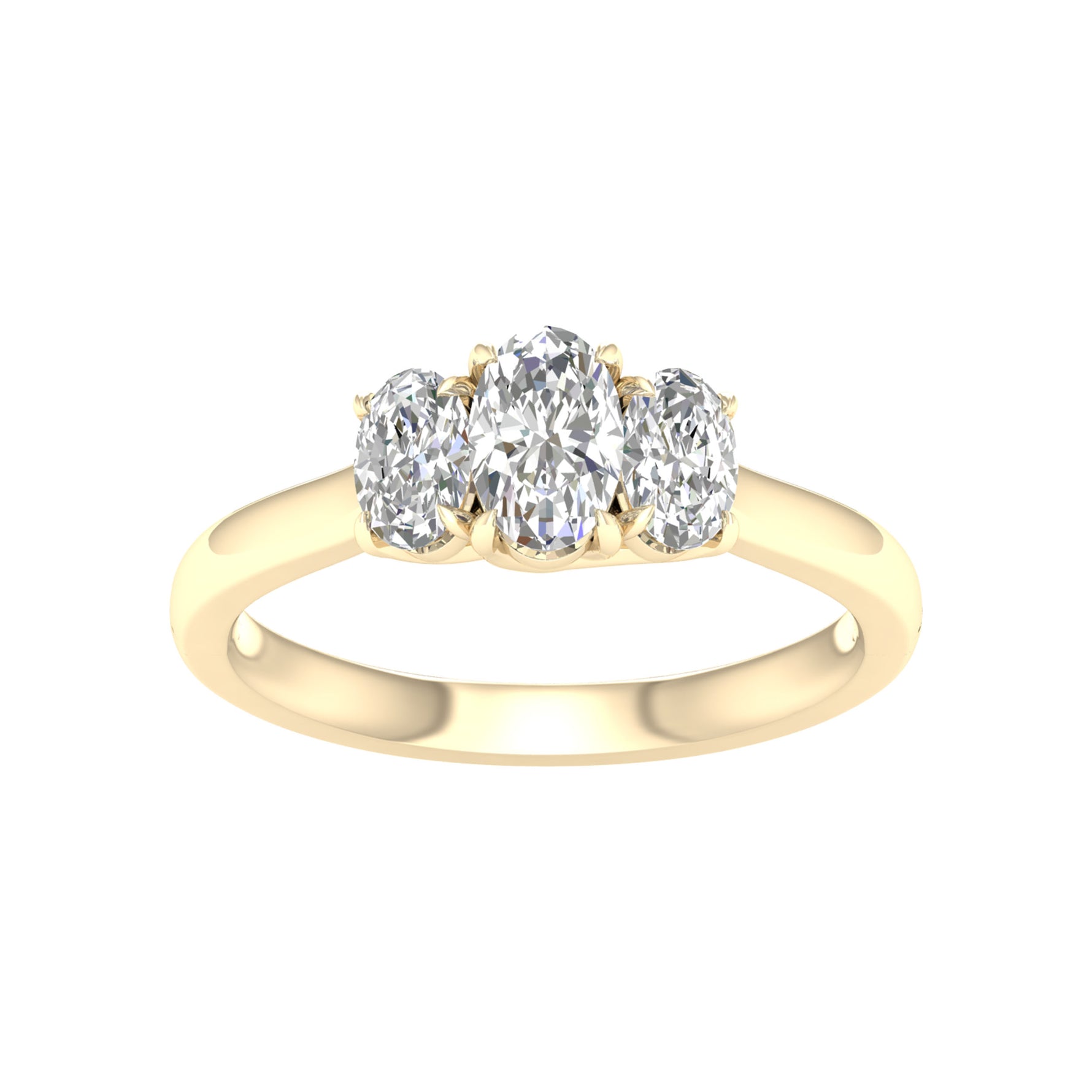 14K 1.00CT Certified Lab Grown Diamond Ring ( IGI Certified ) - Picasso Gold & Diamond Jewelry