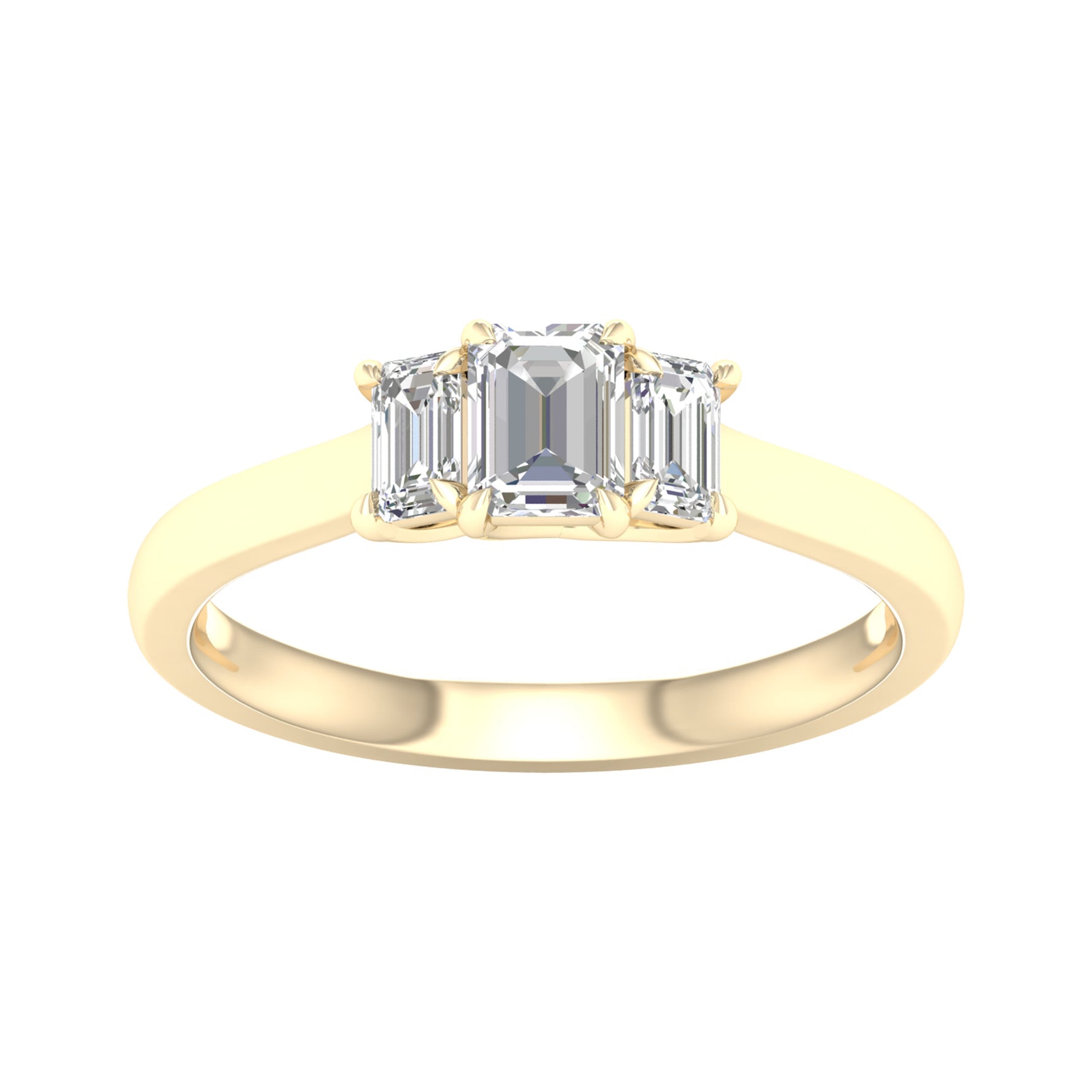 14K 1.00CT Certified Lab Grown Diamond Ring ( IGI Certified ) - Picasso Gold & Diamond Jewelry