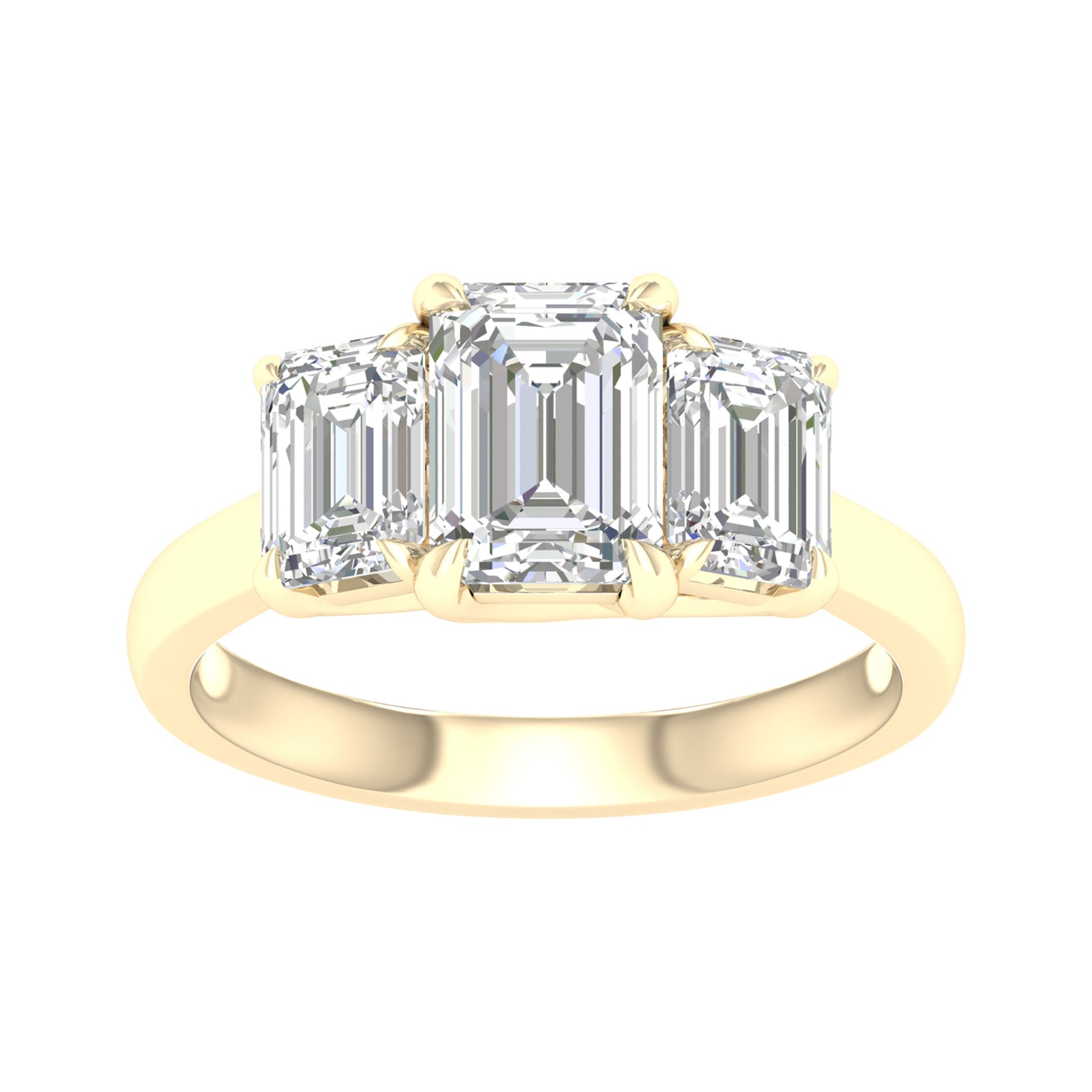 14K 3.00CT Certified Lab Grown Diamond Ring ( IGI Certified ) - Picasso Gold & Diamond Jewelry