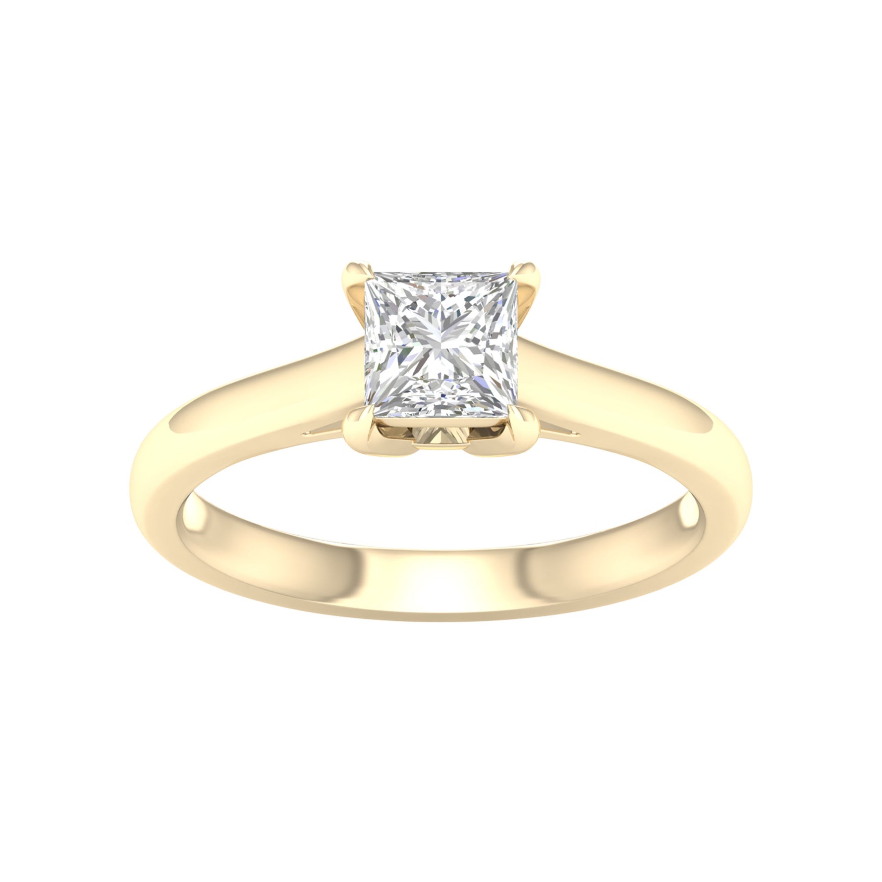 14K 1.00CT Certified Lab Grown Diamond Ring ( IGI Certified ) - Picasso Gold & Diamond Jewelry