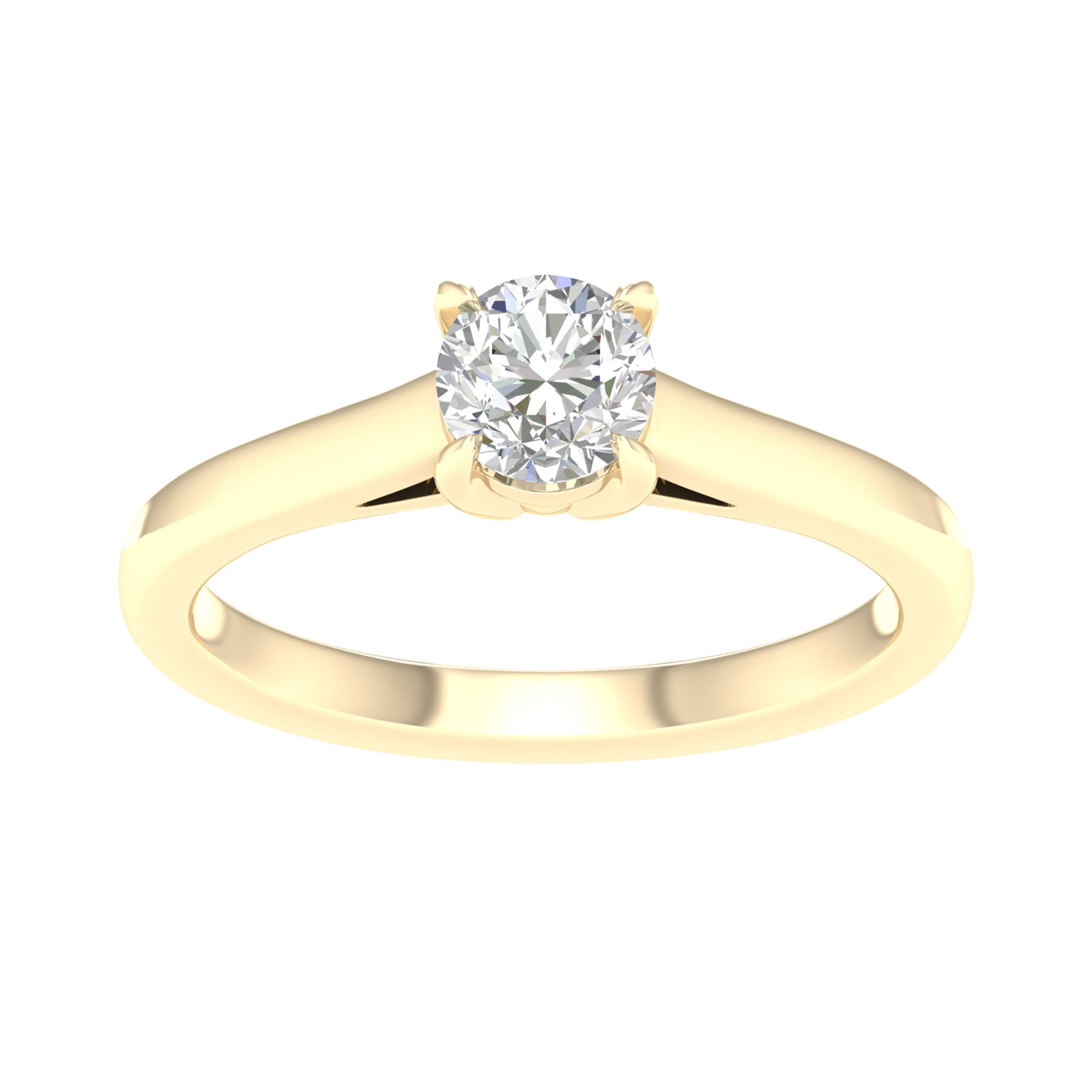 14K 0.75ct Certified Lab Grown Diamond Ring ( IGI Certified ) - Picasso Gold & Diamond Jewelry