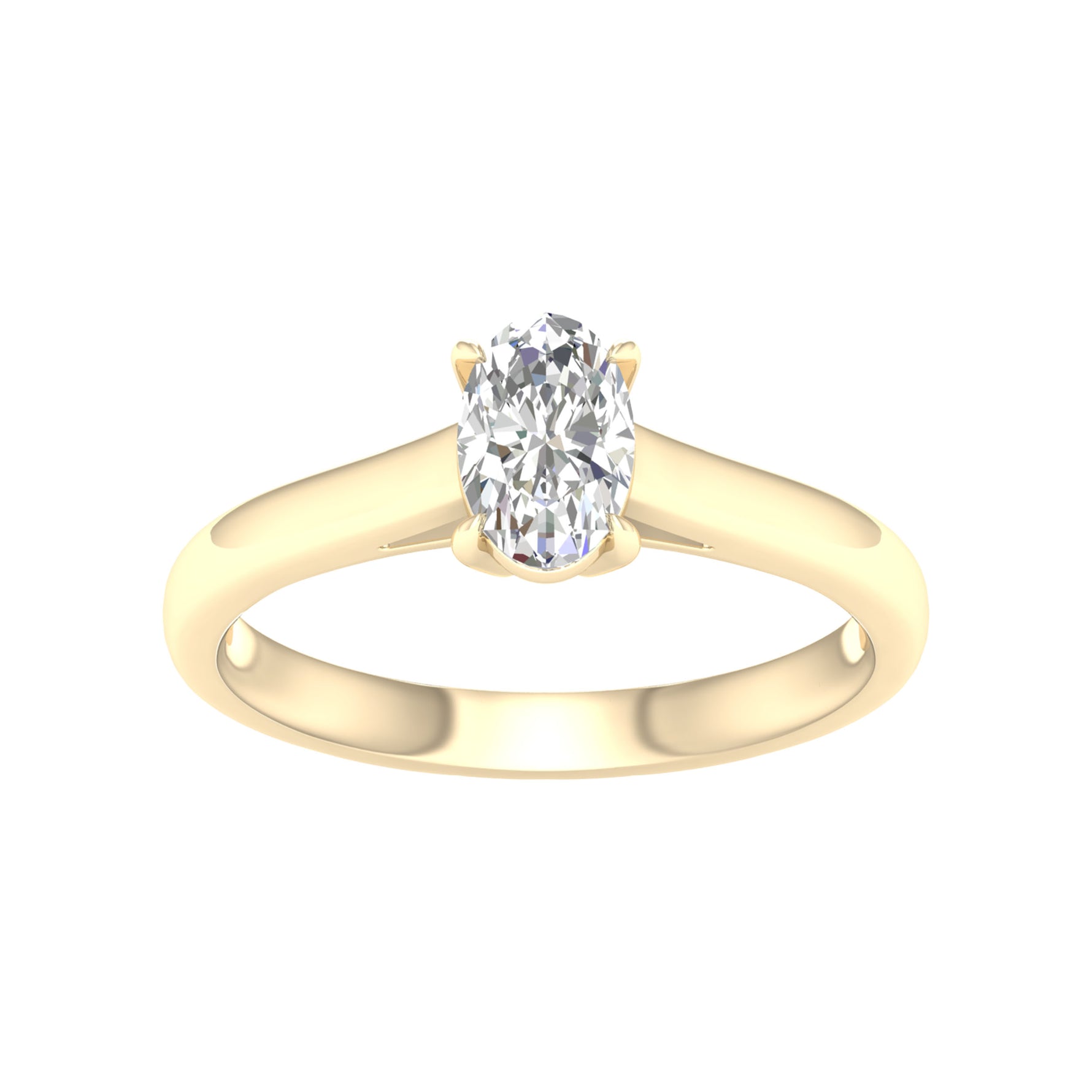 14K 0.75CT Certified Lab Grown Diamond Ring ( IGI Certified ) - Picasso Gold & Diamond Jewelry