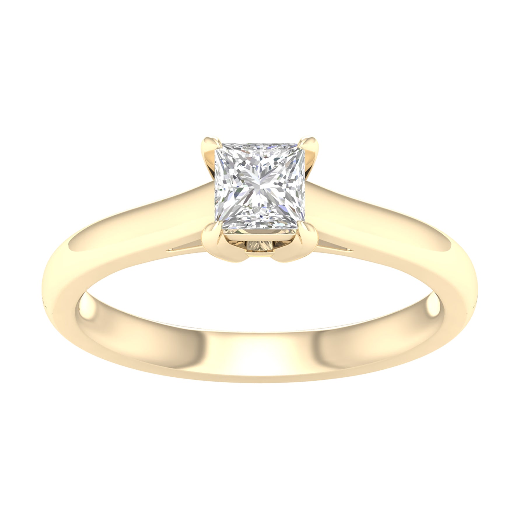 14K 0.50CT Certified Lab Grown Diamond Ring ( IGI Certified ) - Picasso Gold & Diamond Jewelry