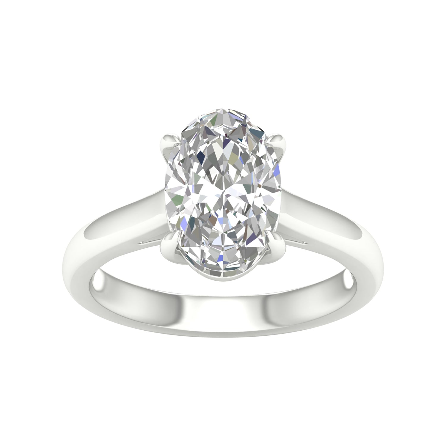 14K 3.00CT Lab Grown Diamond Ring - Picasso Gold & Diamond Jewelry