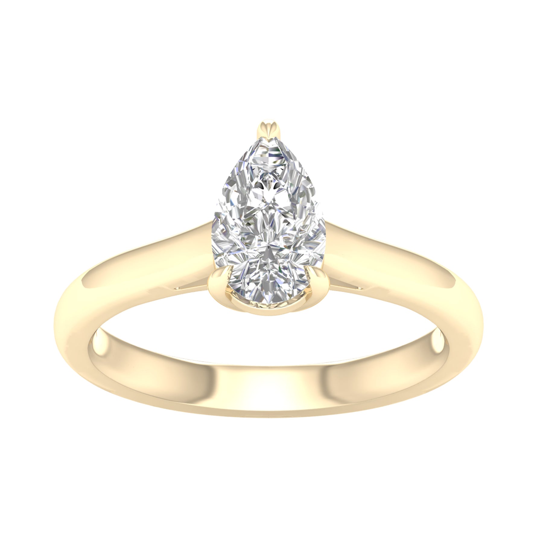 14K 1.00CT Certified Lab Grown Diamond Ring ( IGI Certified ) - Picasso Gold & Diamond Jewelry