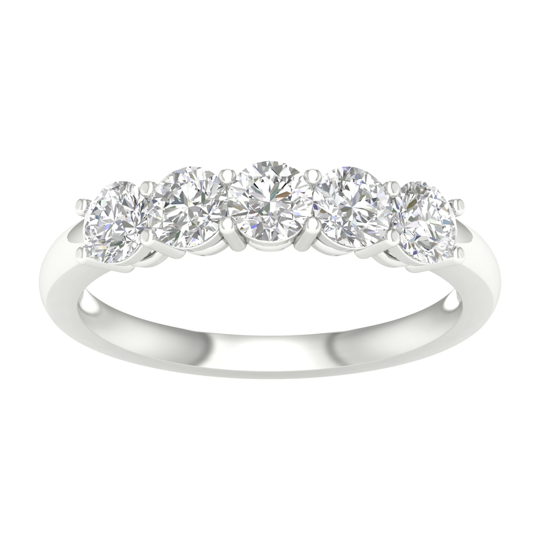 14K 1.00CT Lab Grown Diamond Band - Picasso Gold & Diamond Jewelry