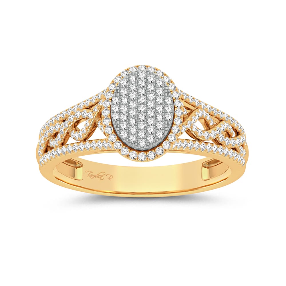 10K 0.33ct Fashion Ring - Picasso Gold & Diamond Jewelry