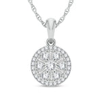 14K 0.25ct Diamond Pendant - Picasso Gold & Diamond Jewelry