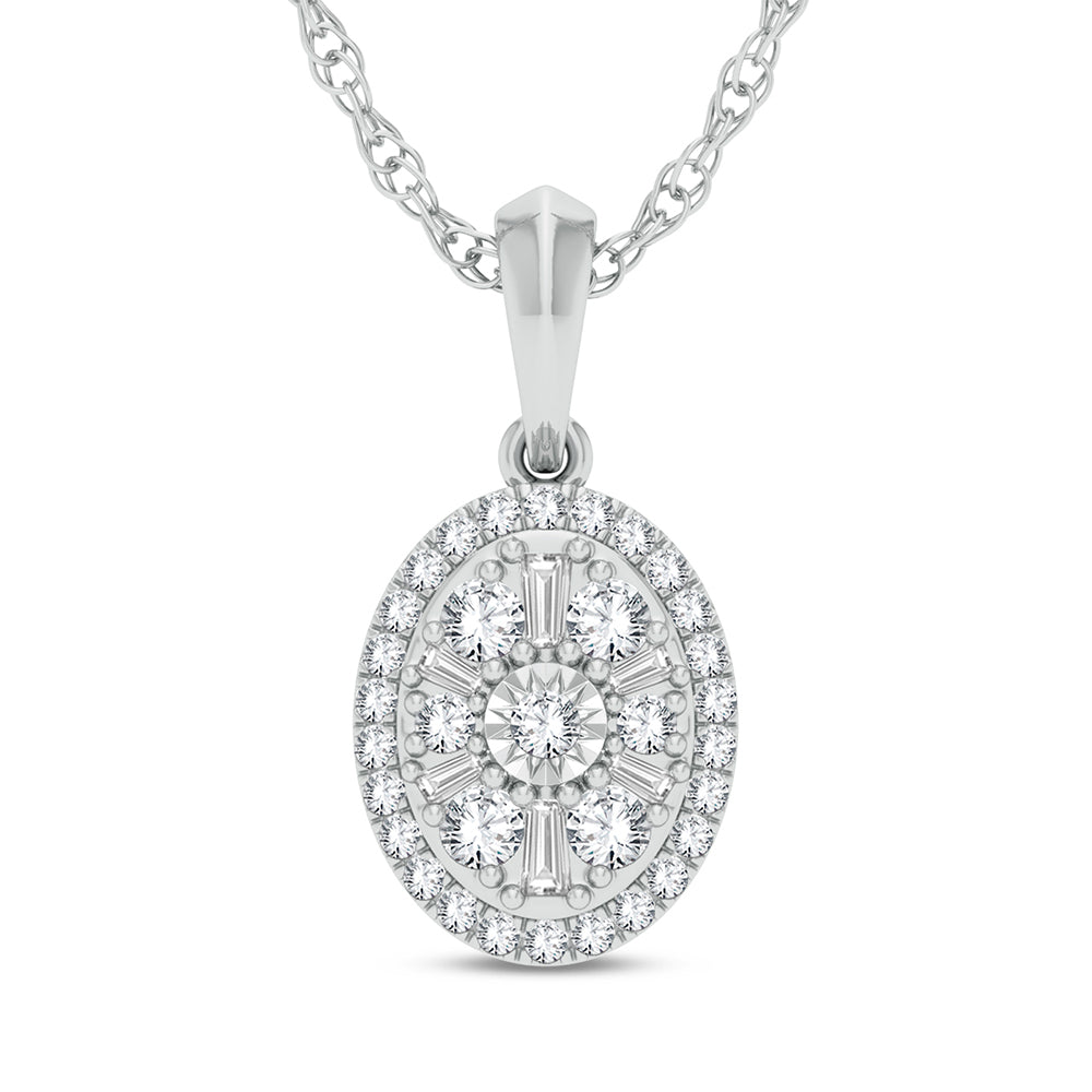 14K 0.25ct Diamond Pendant - Picasso Gold & Diamond Jewelry