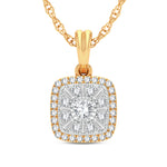 14K 0.25ct Diamond Pendant - Picasso Gold & Diamond Jewelry