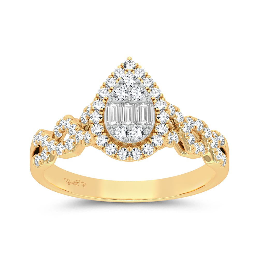 14K 0.50ct Fashion Ring - Picasso Gold & Diamond Jewelry
