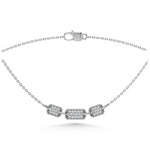 10K White Gold Diamond 1/6 Ct.Tw. Fashion Necklace (18 inches)
