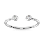 14K White Gold  Diamond 1/10 Ct.Tw. Fashion Ring