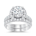 14K 5.00CT Certified Lab Grown Diamond Bridal Ring - Picasso Gold & Diamond Jewelry