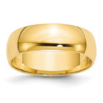 14KY 6mm LTW Half Round Band Size 12