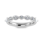 14K White Gold Lab Grown Diamond 1/2 ct.tw. IGI Certified Wedding Band