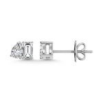 10K White Gold Lab-Grown Diamond Earrings 5/8 CTW – D-F VS