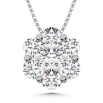 925 Silver Lab Grown Diamond 1/2 Ct.Tw. Fashion Pendant