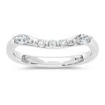 14K White Gold Lab Grown Diamond 1/4 Ct.T. Wedding Band