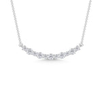 10K White Gold Lab Grown Diamond 1/4 Ct.Tw. Fashion Necklace