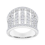 14K White Gold Lab Grown Diamond 2 1/2 Ct.Tw. Fashion Ring