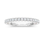 14K White Gold Lab Grown Diamond 1/3 Ct.Tw. Anniversary Band