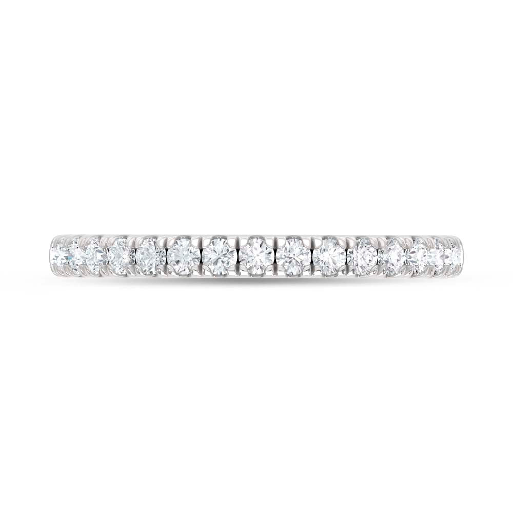 14K White Gold Lab Grown Diamond 1/3 Ct.Tw. Anniversary Band