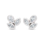 14K White Gold Lab Grown Diamond  1/2 Ct.Tw. Fashion Earrings