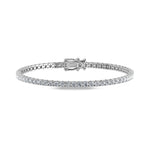 10K White Gold Lab Grown Diamond 5 Ct.Tw. Tennis Bracelet