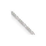 Sterling Silver 1.2mm Figaro Chain