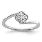 10kw Lab Grown Diamond VS/SI FGH Clover Fashion Ring
