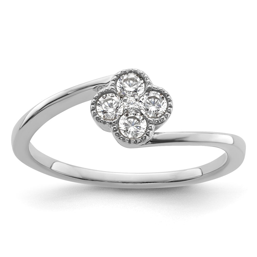 10kw Lab Grown Diamond VS/SI FGH Clover Fashion Ring