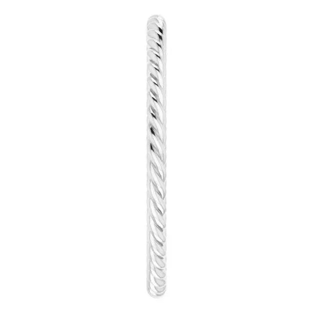 Skinny Rope Band 14K White Gold - Picasso Gold & Diamond Jewelry