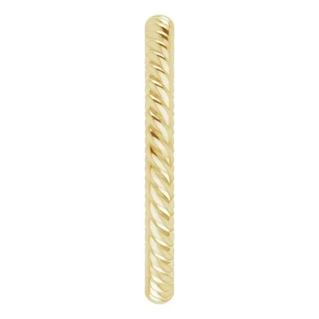 Skinny Rope Band 14K White Gold - Picasso Gold & Diamond Jewelry