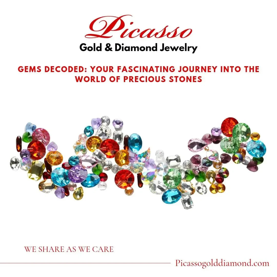 Assorted colorful gemstones in various shapes, ideal for jewelry, displayed on a white background.