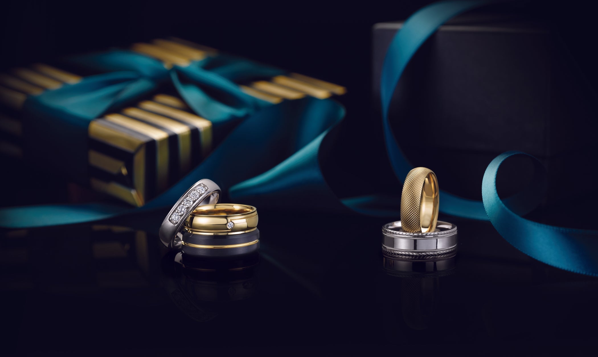 Gold-Wedding-Bands Picasso Gold & Diamond Jewelry